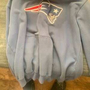 New England Patriot large hoodie and large Tshirt